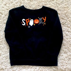 EUC Cat & Jack Girls Halloween Sweatshirt